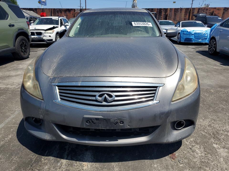 2012 Infiniti G VIN JN1DV6AP1CM811484 COPART salvage auction — REAR END, Ca - Dis/Dlr/Exp App For Dup Clean, sold $925 on 2026-07-29 (photo 5)