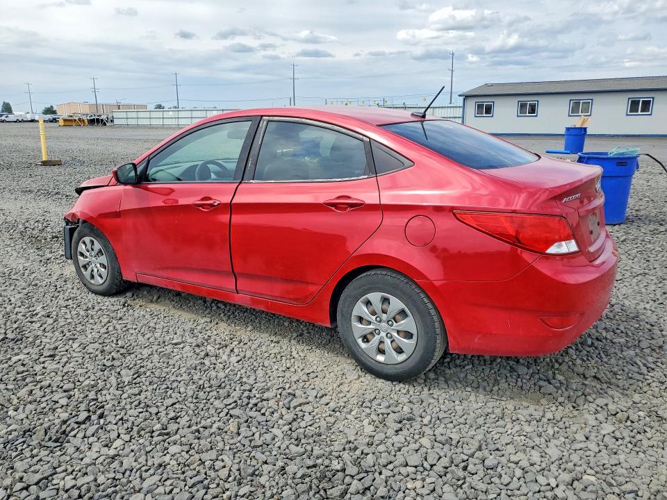 2017 Hyundai Accent VIN KMHCT4AE1HU338299 COPART salvage auction — FRONT END, Bs - Salvage Title, sold $1,150 on 2026-07-22 (photo 2)