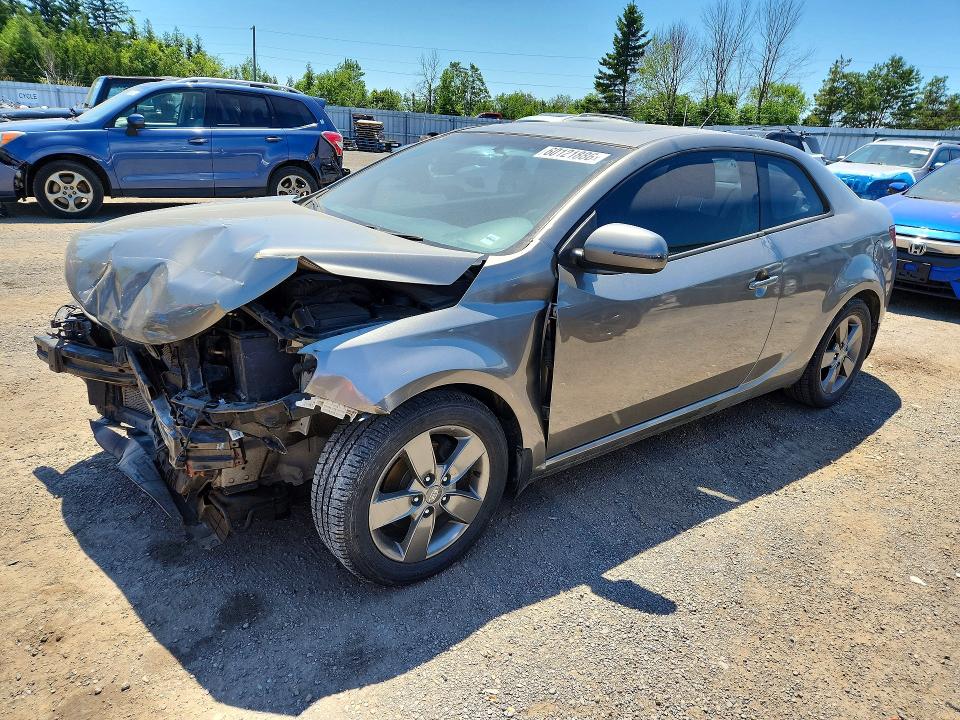 2012 Kia Forte VIN KNAFU6A23C5484333 COPART salvage auction — FRONT END, On - Permit Salvage, sold $200 on 2026-07-30 (photo 1)