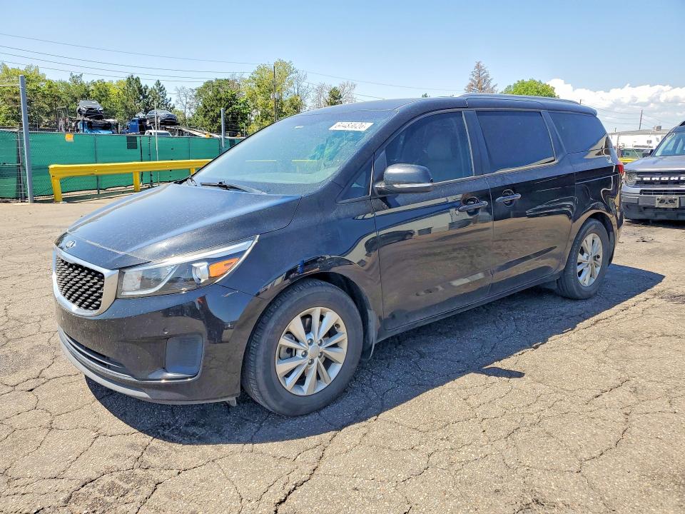 2017 Kia SEDONA VIN KNDMB5C1XH6322697 COPART salvage auction — REAR END, Co - Salvage Title, sold $1,200 on 2026-07-30 (photo 1)