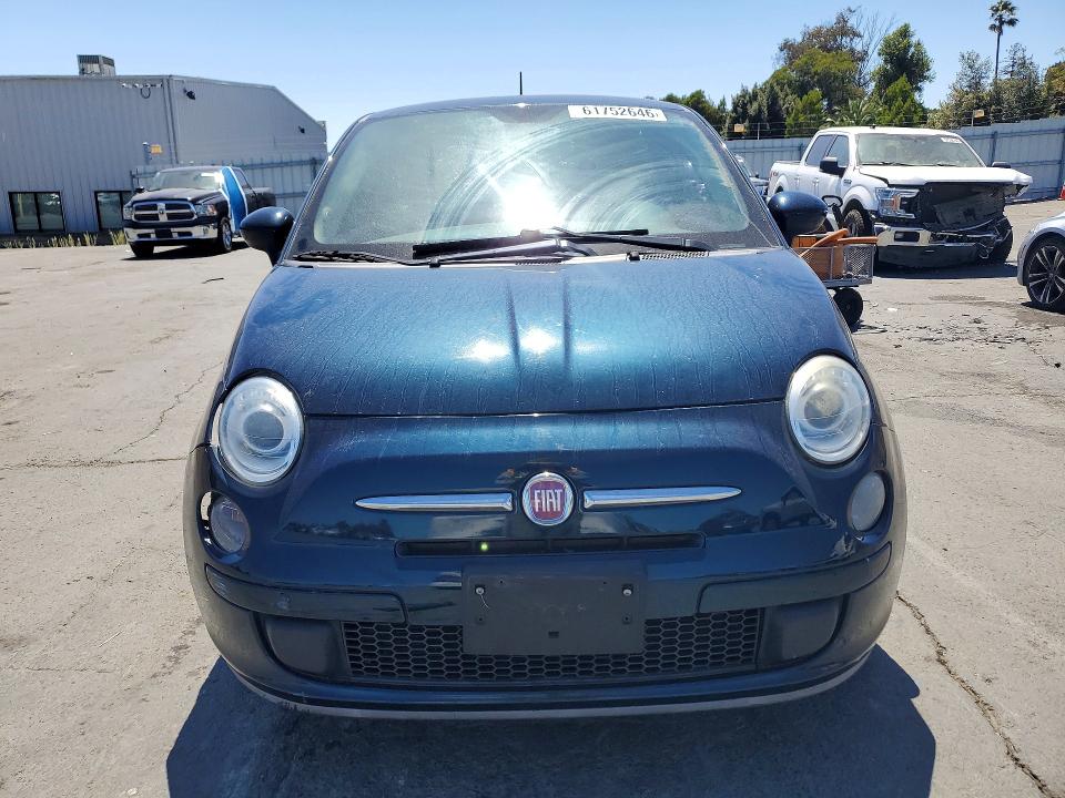 2013 Fiat 500 VIN 3C3CFFAR5DT511647 COPART salvage auction — REAR END, CA - SALVAGE CERTIFICATE, sold $525 on 2026-08-14 (photo 5)