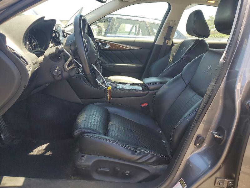 2014 Infiniti Q50 VIN JN1AV7AP4EM691305 COPART salvage auction — REAR END, CA - SALVAGE CERTIFICATE, sold $2,100 on 2026-07-28 (photo 7)