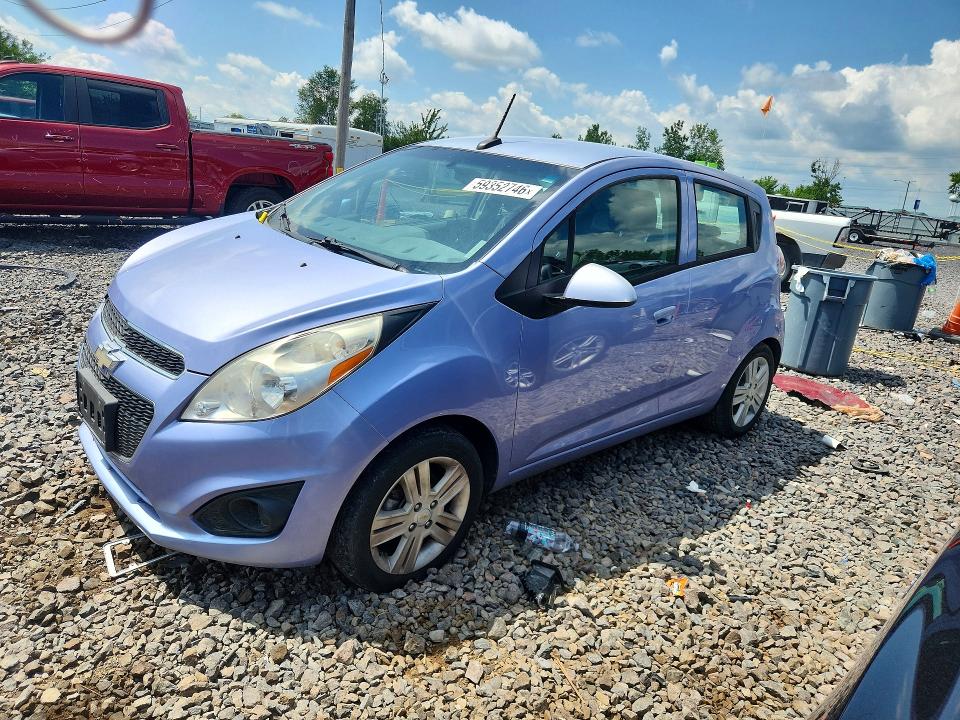 2014 Chevrolet Spark VIN KL8CD6S92EC590331 COPART salvage auction — MECHANICAL, Il - Certificate Of Title, sold $175 on 2026-07-13 (photo 1)