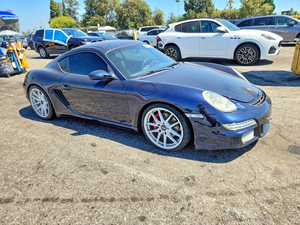 2007 Porsche Cayman VIN WP0AB29887U780979 COPART salvage auction — MINOR DENT/SCRATCHES, CA - DIS/DLR/EXP ONLY CLEAN TITLE, sold $1,600 on 2026-07-24 (photo 4)