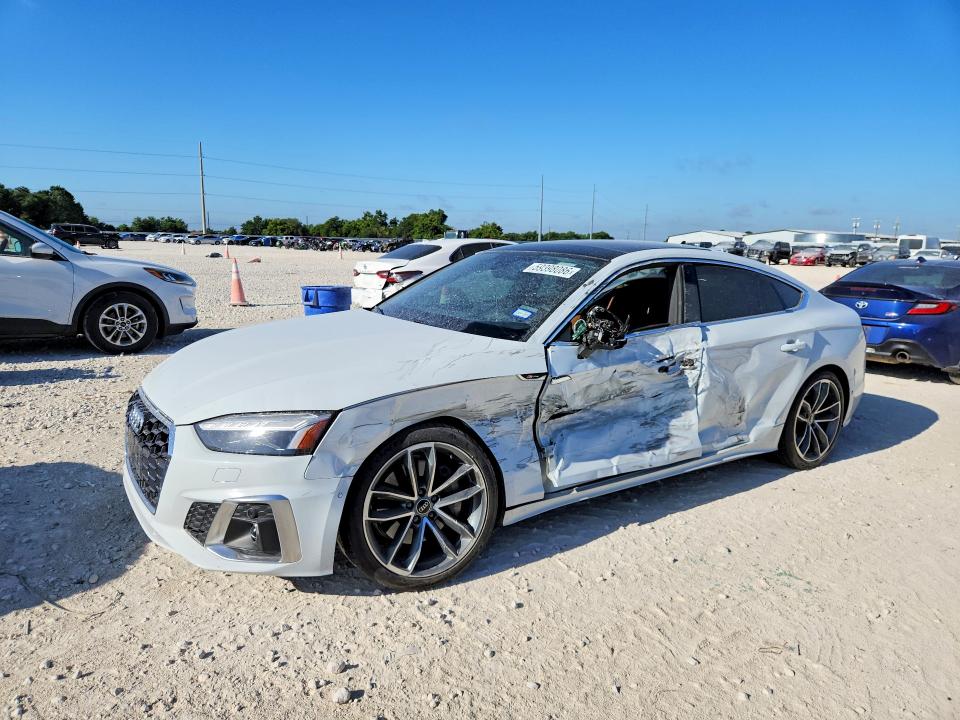 2024 Audi A5 VIN WAUEACF53RA069373 COPART salvage auction — SIDE, Tx - Salvage Vehicle Title, sold $7,800 on 2026-07-16 (photo 1)
