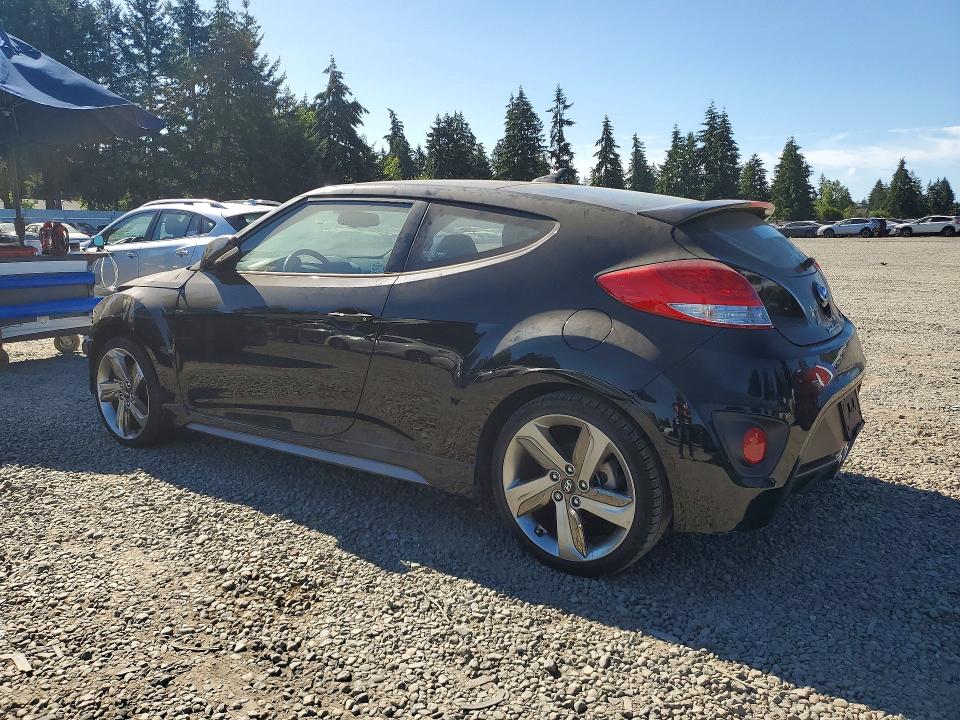 2013 Hyundai Veloster VIN KMHTC6AE7DU087228 COPART salvage auction — FRONT END, Id - Cert Of Title -Rebuilt Salvage, sold $525 on 2026-07-17 (photo 2)