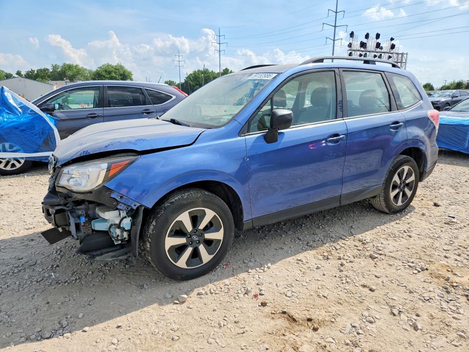 2018 Subaru Forester VIN JF2SJABC8JH535844 COPART salvage auction — FRONT END, OH - CERT OF TITLE-SALVAGE, sold $1,150 on 2026-07-28 (photo 1)