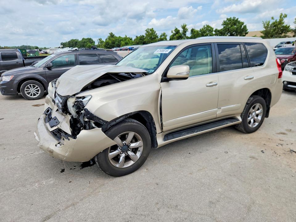 2012 Lexus Gx VIN JTJJM7FX5C5047146 COPART salvage auction — FRONT END, Mo - Certificate Of Title (P), sold $250 on 2026-07-24 (photo 1)
