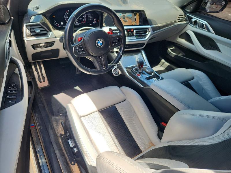2022 BMW M4 VIN WBS33BA02NCK90755 COPART salvage auction — FRONT END, NM - CERT OF TITLE-SALVAGE, sold $36,999 on 2026-08-31 (photo 8)