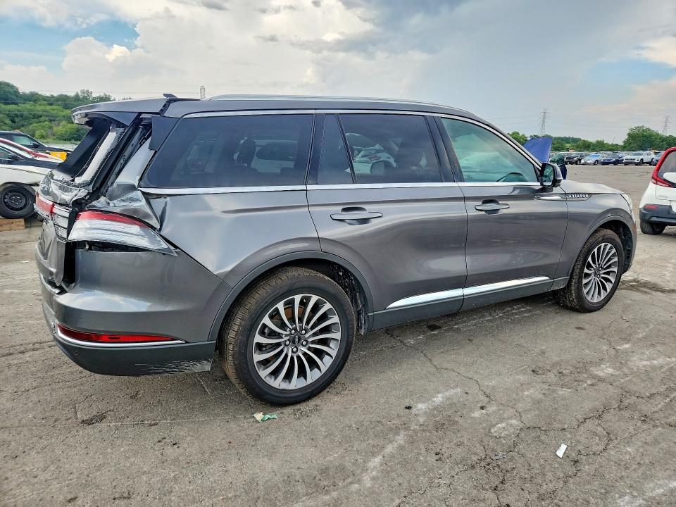 2021 Lincoln Aviator VIN 5LM5J7XC2MGL00544 COPART salvage auction — SIDE, IL - CERTIFICATE OF TITLE, sold $4,000 on 2026-07-28 (photo 3)