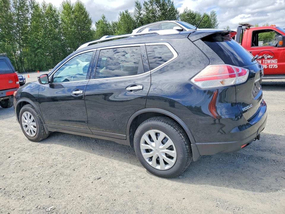 2016 Nissan Rogue VIN KNMAT2MV4GP594347 COPART salvage auction — MINOR DENT/SCRATCHES, WA - VEHICLE CERT OF OWNERSHIP-TITL, sold $2,600 on 2026-07-13 (photo 2)