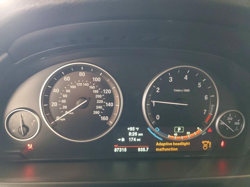 2014 BMW X5 VIN 5UXKR2C53E0C00459 COPART salvage auction — FRONT END, Az - Cert Of Title - Salvage, sold $2,850 on 2026-07-27 (photo 9)