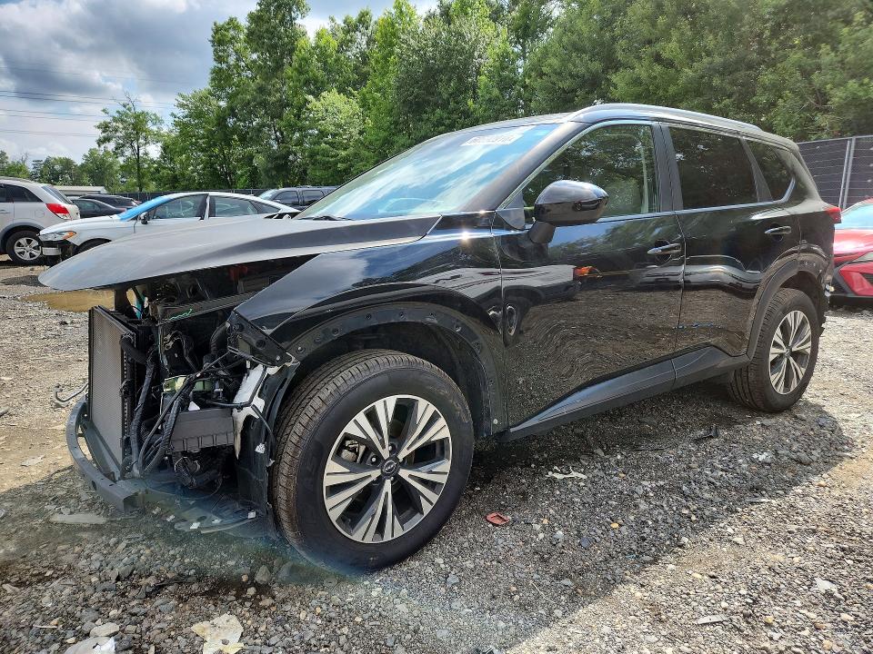 2023 Nissan Rogue VIN JN8BT3BB9PW498260 COPART salvage auction — FRONT END, Md - Cert Of Salvage > 75% Damage, sold $4,900 on 2026-07-28 (photo 1)