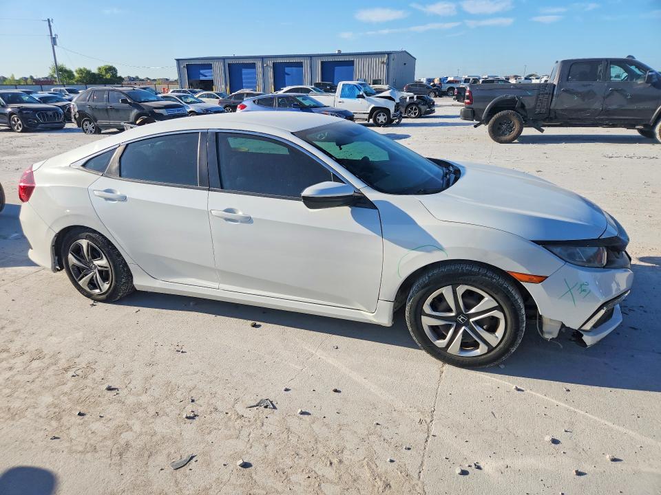 2020 Honda Civic VIN 19XFC2F64LE024158 COPART salvage auction — REAR END, Tx - Salvage Vehicle Title, sold $3,550 on 2026-07-31 (photo 4)