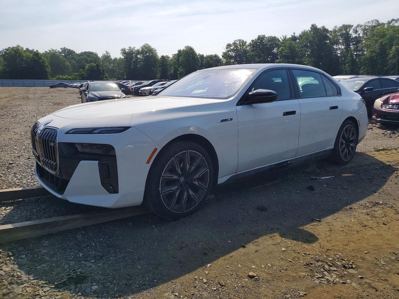 2024 BMW i7 VIN WBY83EH02RCP67211 — COPART salvage auction photo