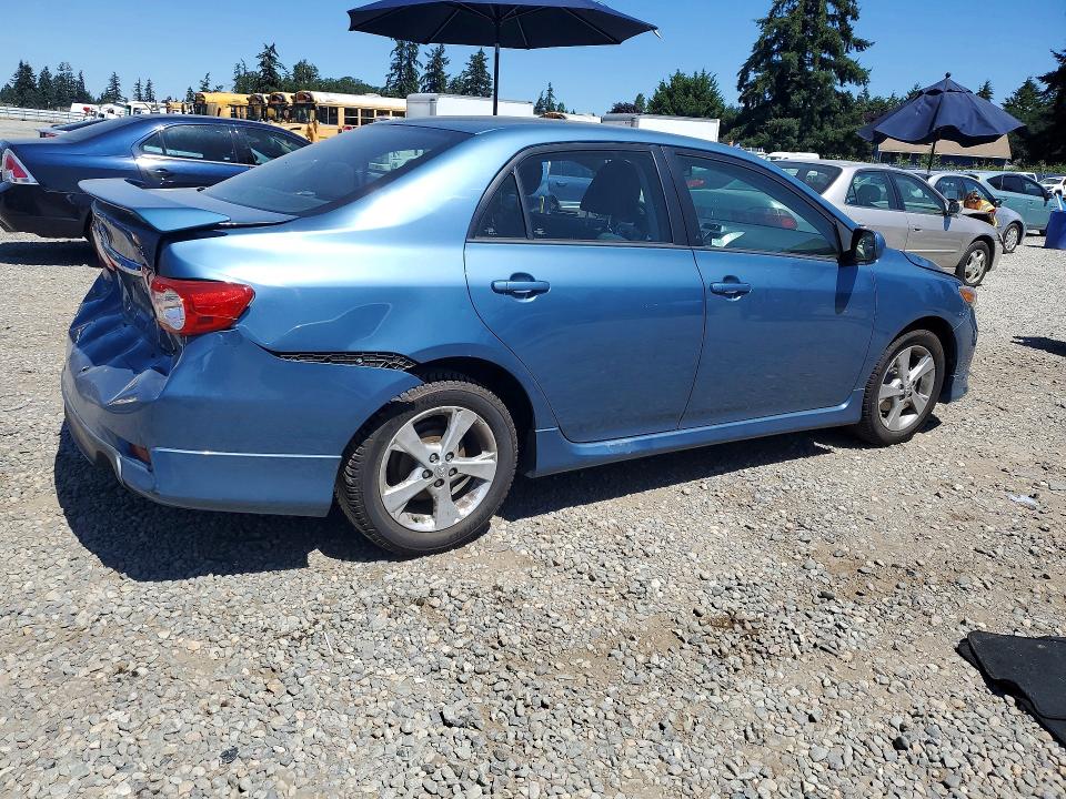 2013 Toyota Corolla VIN 5YFBU4EE3DP140676 COPART salvage auction — REAR END, Wa - Bill Of Sale, sold $250 on 2026-07-24 (photo 3)