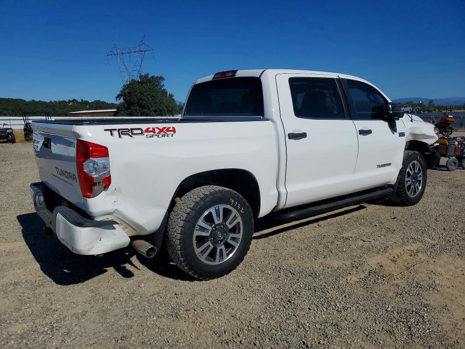 2018 Toyota Tundra VIN 5TFDY5F16JX755332 COPART salvage auction — FRONT END, Ca - Salvage Certificate, sold $15,300 on 2026-07-31 (photo 3)