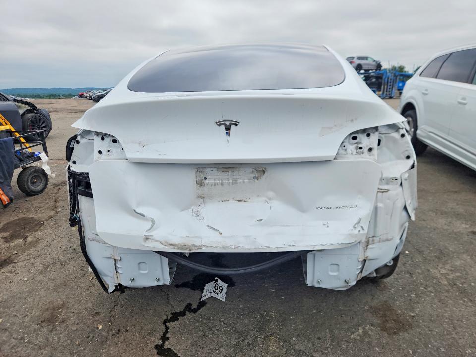 2023 Tesla Model y VIN 7SAYGDEE4PF796230 COPART salvage auction — REAR END, PA - CERTIFICATE OF SALVAGE, sold $8,600 on 2026-07-28 (photo 6)