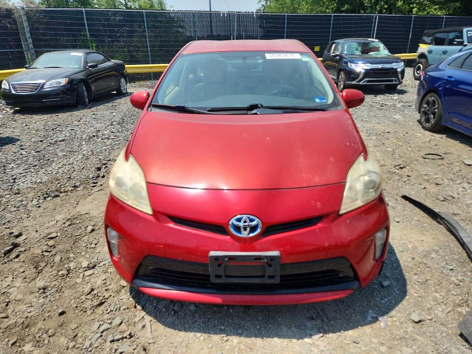 2012 Toyota Prius VIN JTDKN3DU2C1531109 COPART salvage auction — SIDE, Md - Cert Of Salvage < 75% Damage, sold $1,600 on 2026-07-31 (photo 5)