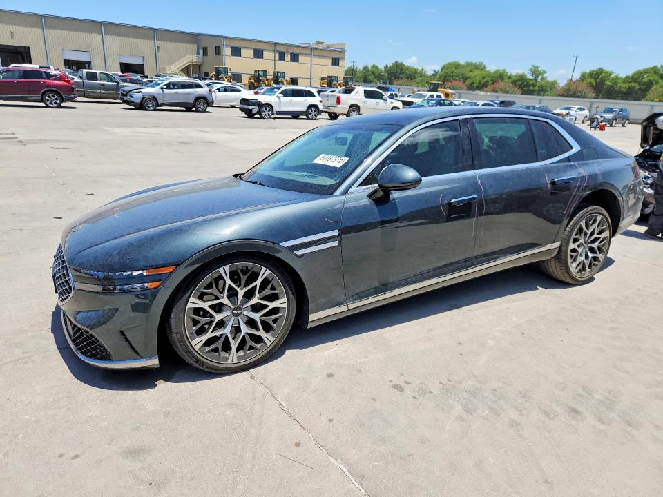 2023 Genesis G90 VIN KMTFC4SD1PU030265 COPART salvage auction — UNDERCARRIAGE, Salvage Title, sold $25,000 on 2026-07-23 (photo 1)