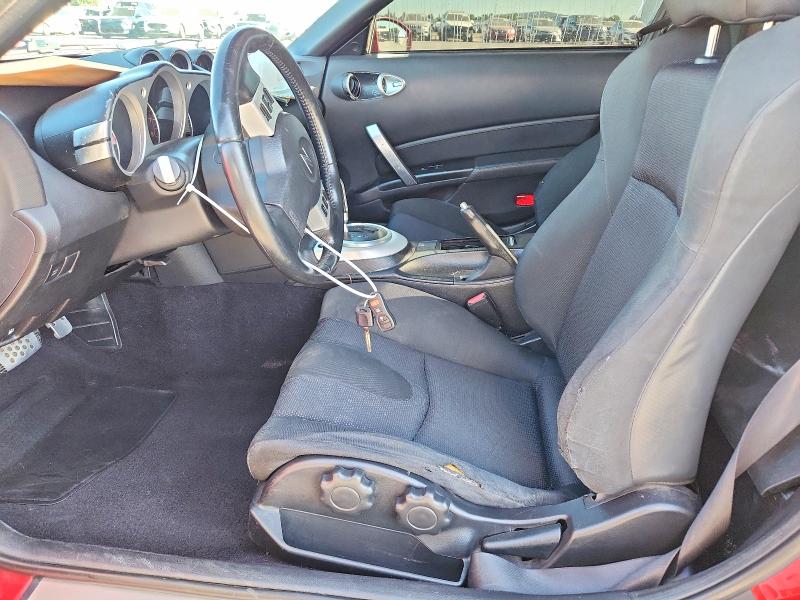 2006 Nissan 350z VIN JN1AZ34D26M302497 COPART salvage auction — FRONT END, CA - SALVAGE CERTIFICATE, sold $125 on 2026-07-27 (photo 7)