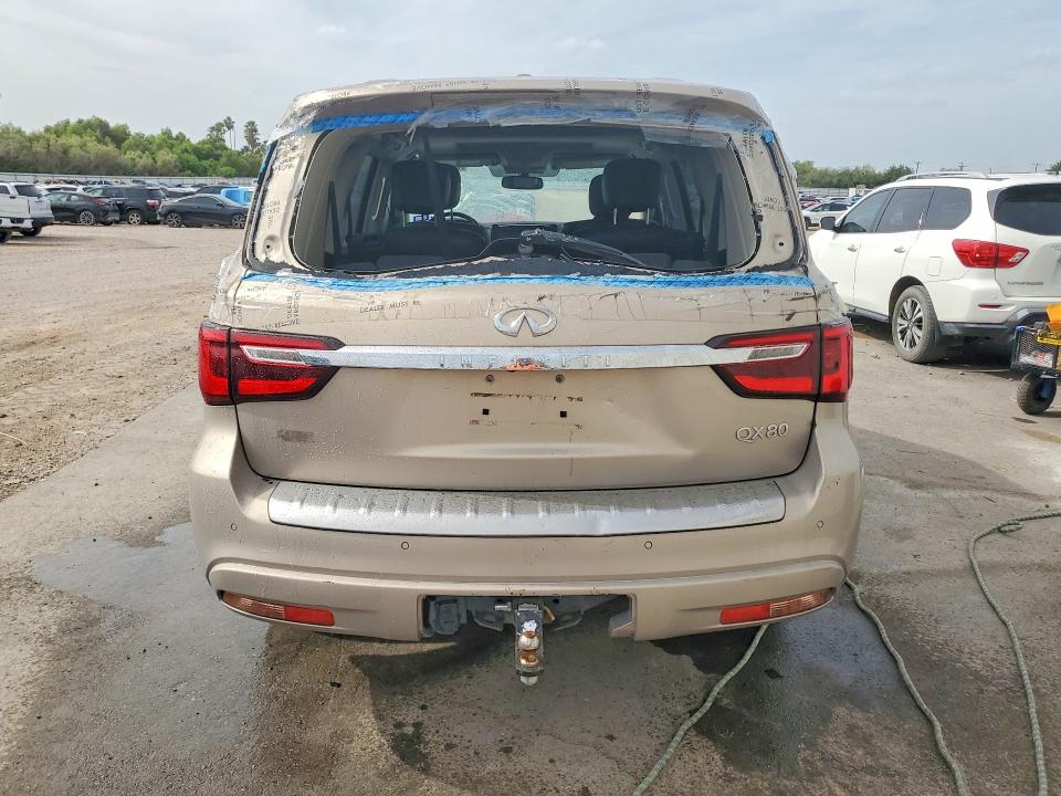 2019 Infiniti Qx80 VIN JN8AZ2NF0K9683792 COPART salvage auction — FRONT END, TX - CERTIFICATE OF TITLE, sold $6,900 on 2026-07-29 (photo 6)