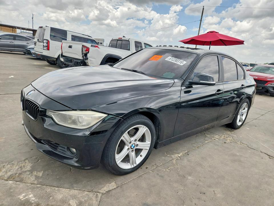 2015 BMW 3er VIN WBA3B5C53FF960105 COPART salvage auction — FRONT END, WV - CERTIFICATE OF TITLE (P), sold $3,250 on 2026-08-10 (photo 1)