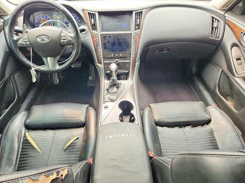 2015 Infiniti Q50 VIN JN1BV7AR7FM397386 COPART salvage auction — FRONT END, Ct - Cert Of Title-Salvage, sold $550 on 2026-07-24 (photo 8)