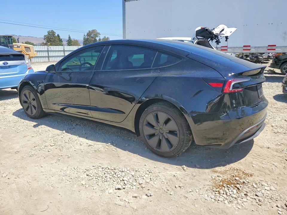 2025 Tesla Model 3 VIN 5YJ3E1EA8SF941562 COPART salvage auction — FRONT END, Ca - Salvage Certificate, sold $14,800 on 2026-09-01 (photo 2)