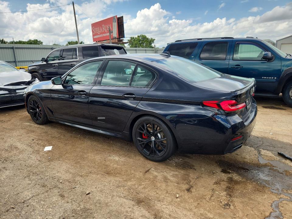 2023 BMW M5 VIN WBA13BK0XPCL25460 COPART salvage auction — WATER/FLOOD, Ks - Cert Of Title-Salvage, sold $27,000 on 2026-08-10 (photo 2)