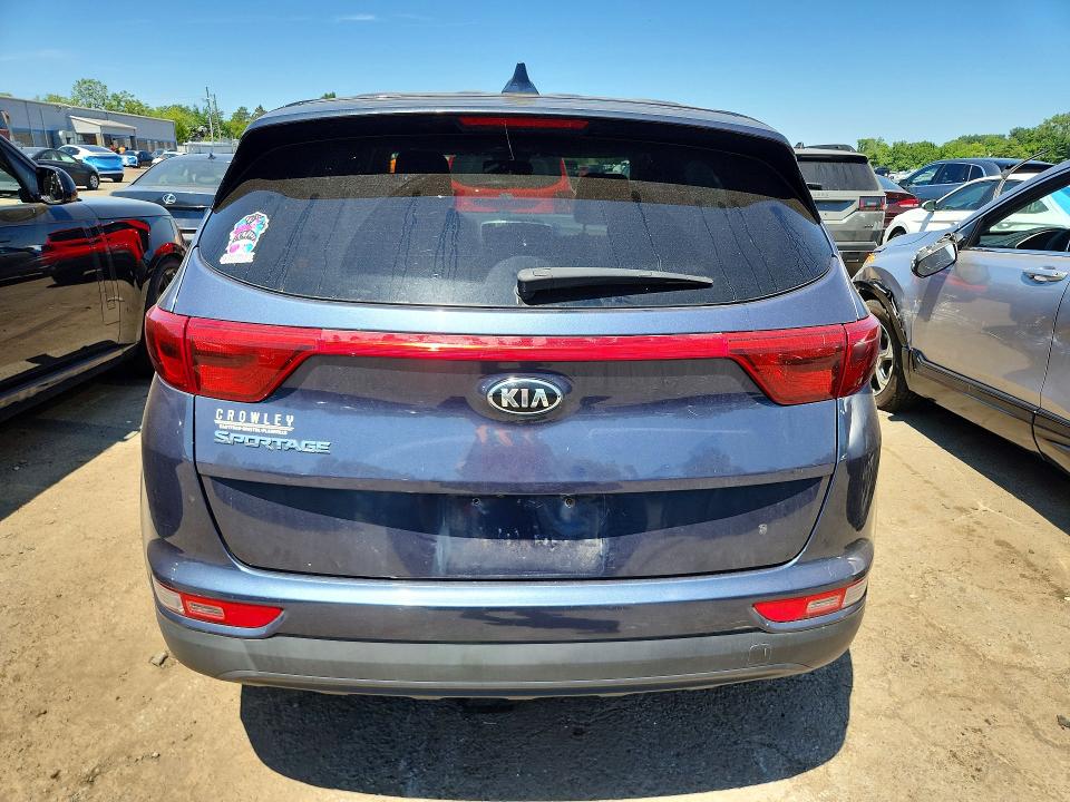 2018 Kia Sportage VIN KNDPMCAC5J7449938 COPART salvage auction — MINOR DENT/SCRATCHES, Ct - Cert Of Title-Salvage, sold $3,050 on 2026-07-31 (photo 6)