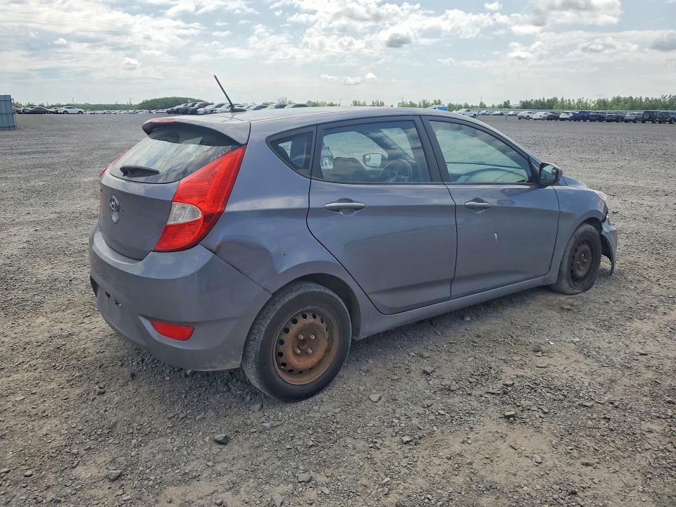 2016 Hyundai Accent VIN KMHCT5AE5GU259397 COPART salvage auction — FRONT END, ON - PERMIT NO BRAND - UNFIT, sold $225 on 2026-07-21 (photo 3)