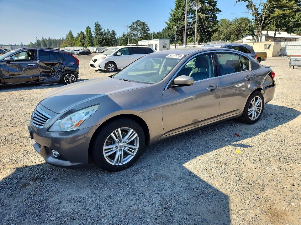 2012 Infiniti G VIN JN1CV6AR4CM682671 COPART salvage auction — REAR END, Wa - Bill Of Sale, sold $650 on 2026-07-24 (photo 1)