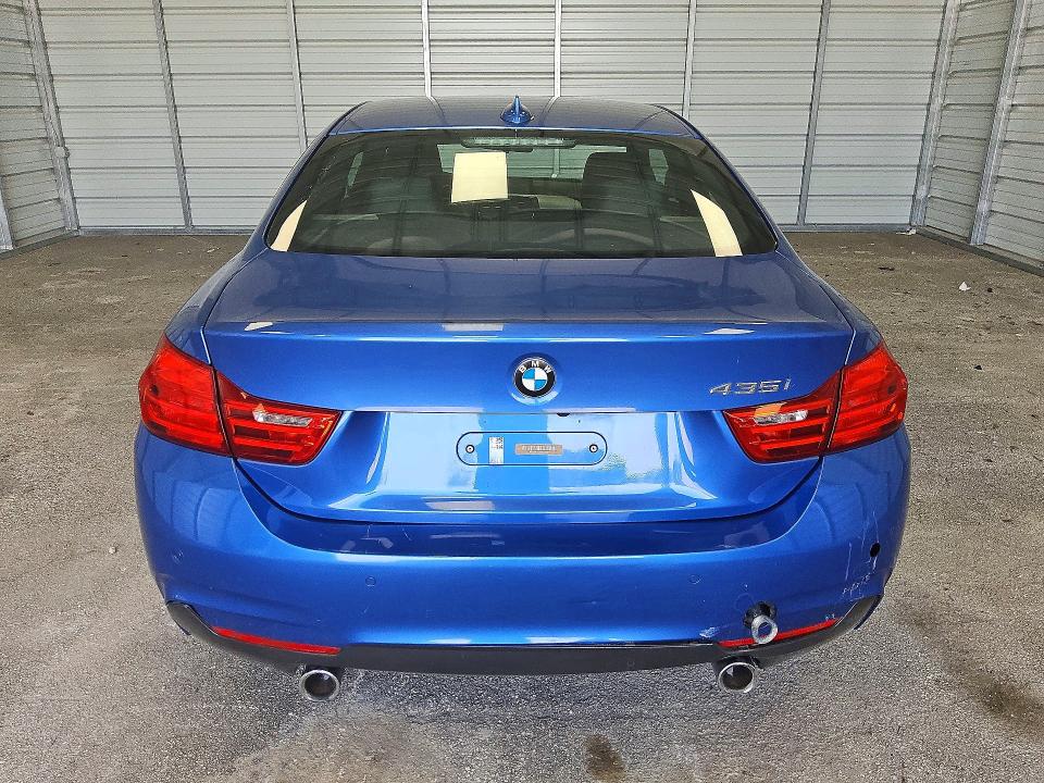 2014 BMW 4 series VIN WBA3R1C56EF729377 COPART salvage auction — FRONT END, FL - CERTIFICATE OF TITLE, sold $400 on 2026-07-28 (photo 6)