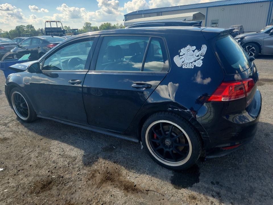 2017 Volkswagen Gti VIN 3VW547AU2HM050649 COPART salvage auction — FRONT END, Pa - Certificate Of Salvage, sold $2,550 on 2026-07-24 (photo 2)