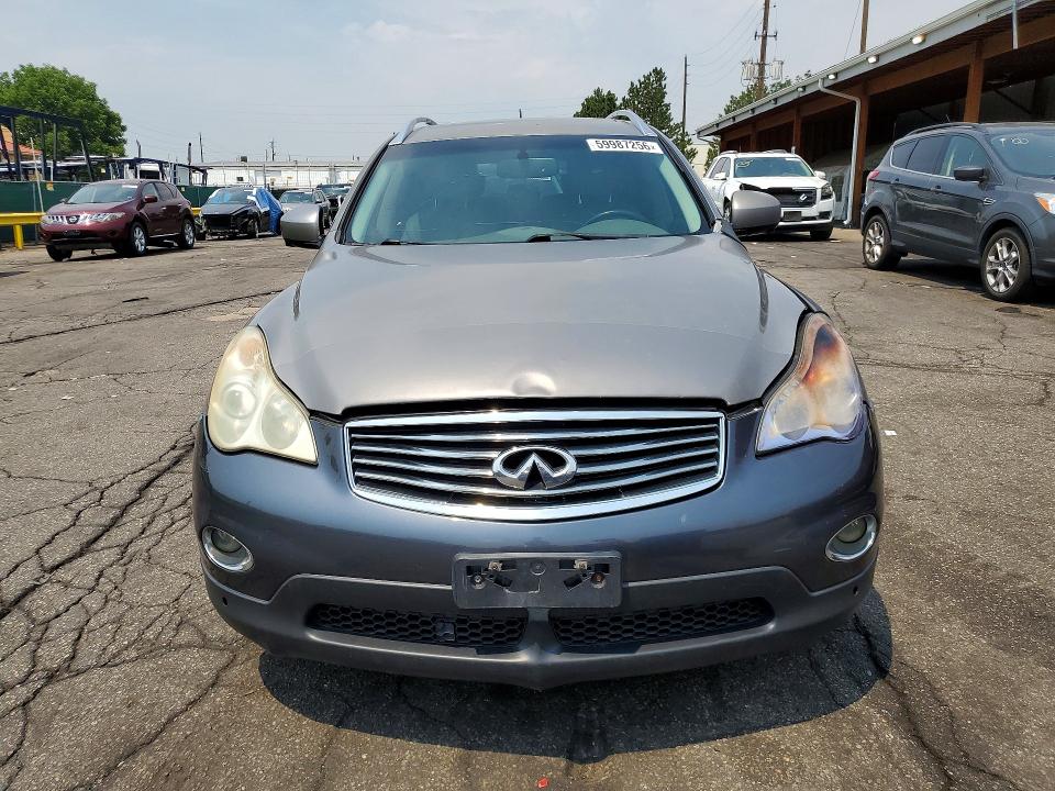2010 Infiniti Ex35 VIN JN1AJ0HR8AM755284 COPART salvage auction — FRONT END, Co - Dis/Dlr/Exp Only Clean Title, sold $425 on 2026-07-28 (photo 5)