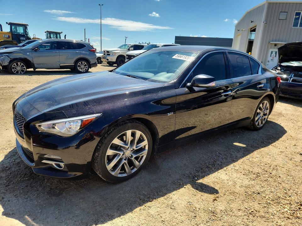 2016 Infiniti VIN JN1EV7AR8GM341844 COPART salvage auction — MECHANICAL, Ab - Bos - Active, sold $1,250 on 2026-07-09 (photo 1)