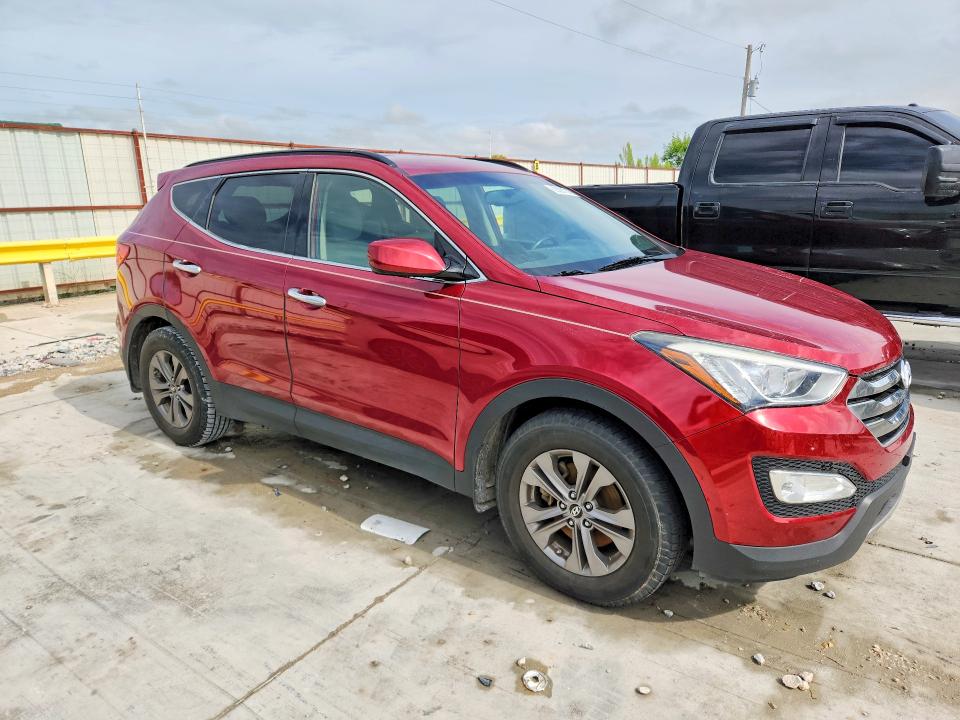 2013 Hyundai Santa fe VIN 5XYZU3LB6DG037418 COPART salvage auction — MECHANICAL, TX - CERTIFICATE OF TITLE, sold $800 on 2026-07-21 (photo 4)