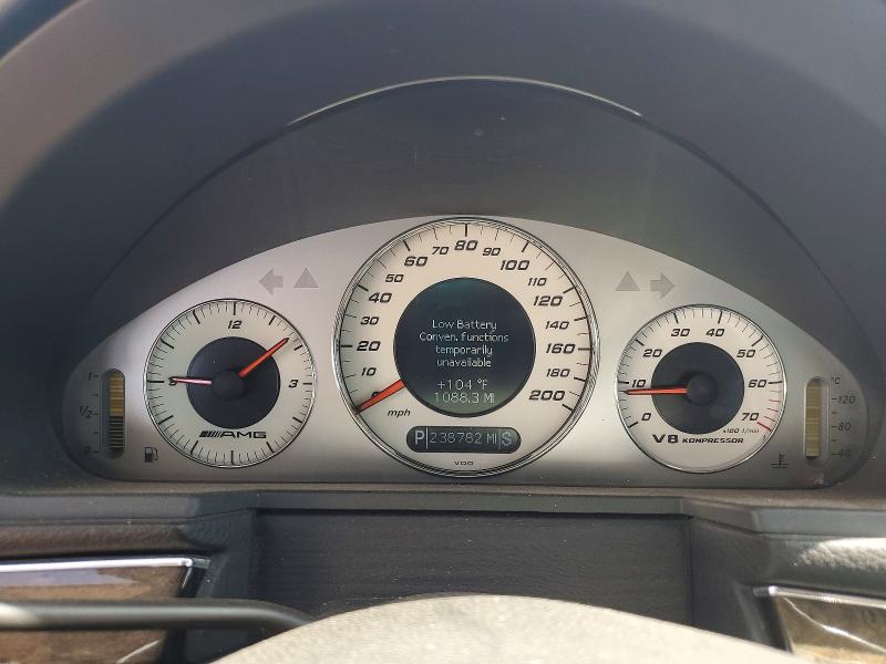 2005 Mercedes-benz E-klasse amg VIN WDBUH76J75A758808 COPART salvage auction — FRONT END, Az - Cert Of Title - Salvage, sold $15,200 on 2026-08-04 (photo 9)