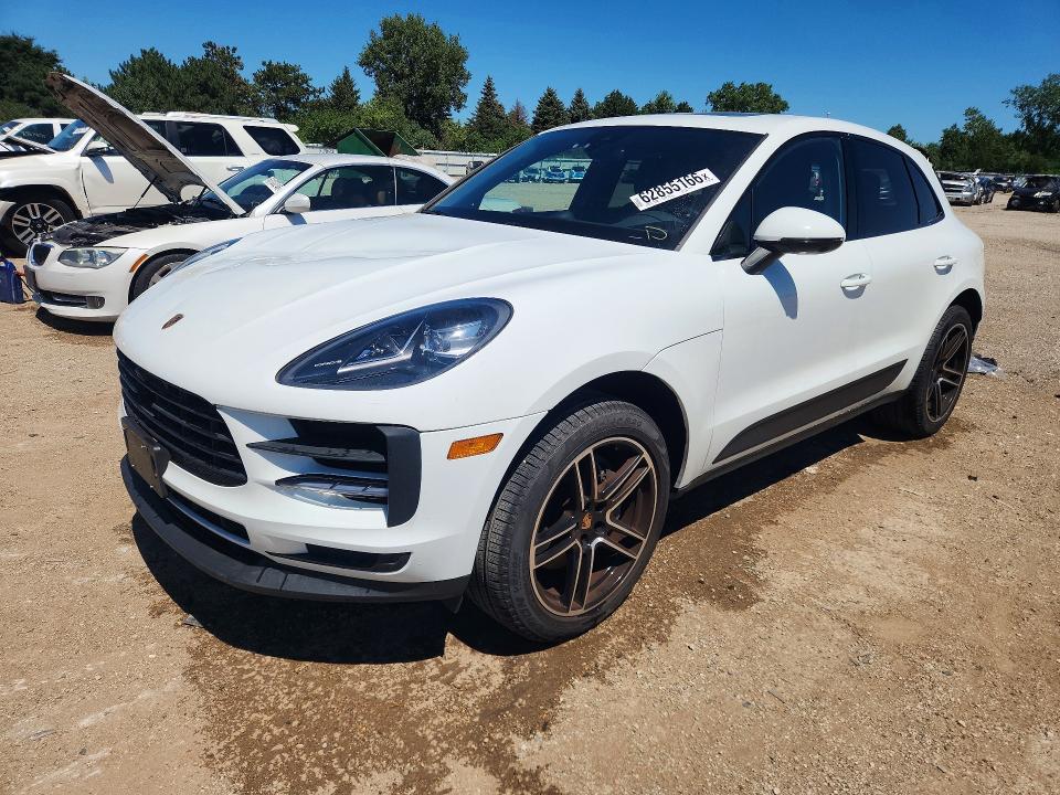 2021 Porsche Macan VIN WP1AB2A56MLB38052 COPART salvage auction — REAR END, Il - Salvage Certificate, sold $18,200 on 2026-09-01 (photo 1)