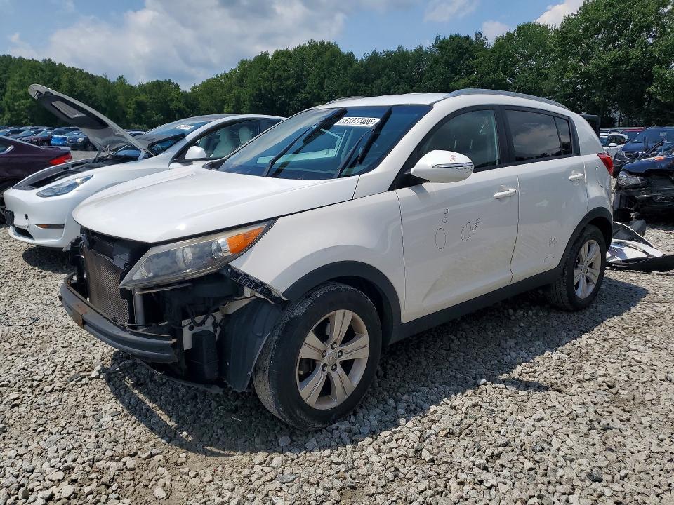 2012 Kia Sportage VIN KNDPB3A22C7333709 COPART salvage auction — FRONT END, Ma - Cert Of Title-Reconstrctd Coll, sold $1,800 on 2026-07-24 (photo 1)