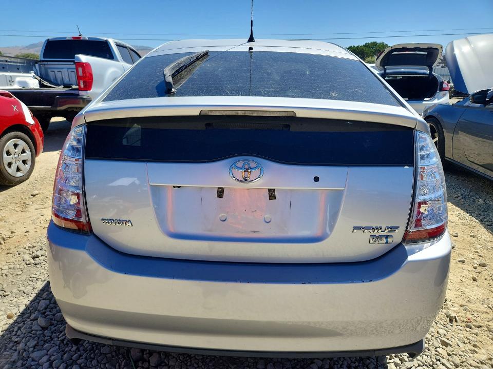 2007 Toyota Prius VIN JTDKB20U377591329 COPART salvage auction — VANDALISM, Ca - Salvage Certificate, sold $60 on 2026-07-30 (photo 6)