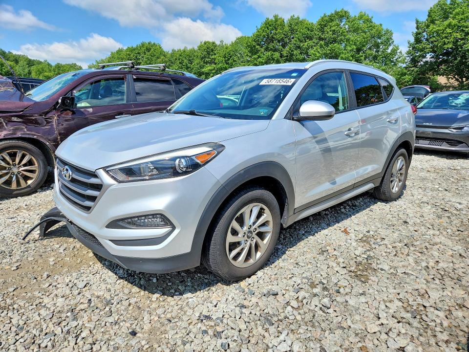 2018 Hyundai Tucson VIN KM8J3CA43JU698589 COPART salvage auction — FRONT END, Ma - Cert Of Title-Salvage, sold $3,750 on 2026-07-10 (photo 1)