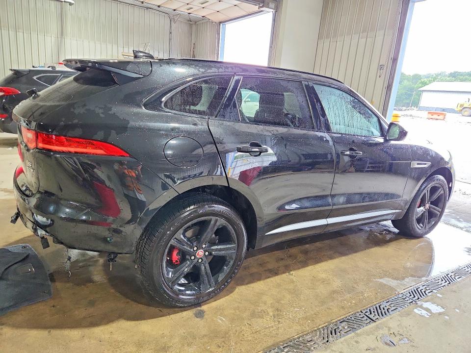 2018 Jaguar F-pace VIN SADCM2FVXJA293406 COPART salvage auction — REAR END, Pa - Certificate Of Salvage, sold $8,400 on 2026-08-03 (photo 3)