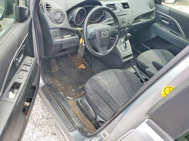 2012 Mazda 5 VIN JM1CW2BL3C0122838 COPART salvage auction — WATER/FLOOD, Md - Certificate Of Title, sold $400 on 2026-07-21 (photo 8)