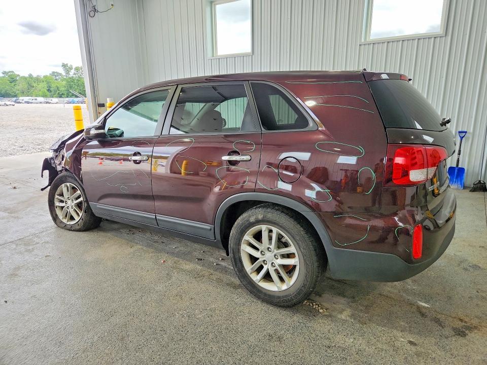 2014 Kia Sorento VIN 5XYKT3A62EG527592 COPART salvage auction — FRONT END, OH - CERT OF TITLE-SALVAGE, sold $1,500 on 2026-07-31 (photo 2)