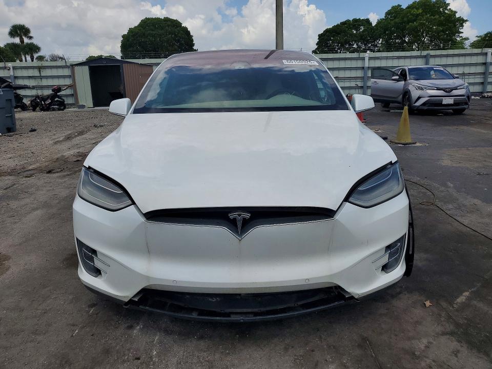 2021 Tesla Model x VIN 5YJXCBE21MF322567 COPART salvage auction — MECHANICAL, TX - CERTIFICATE OF TITLE (P), sold $4,550 on 2026-07-27 (photo 5)