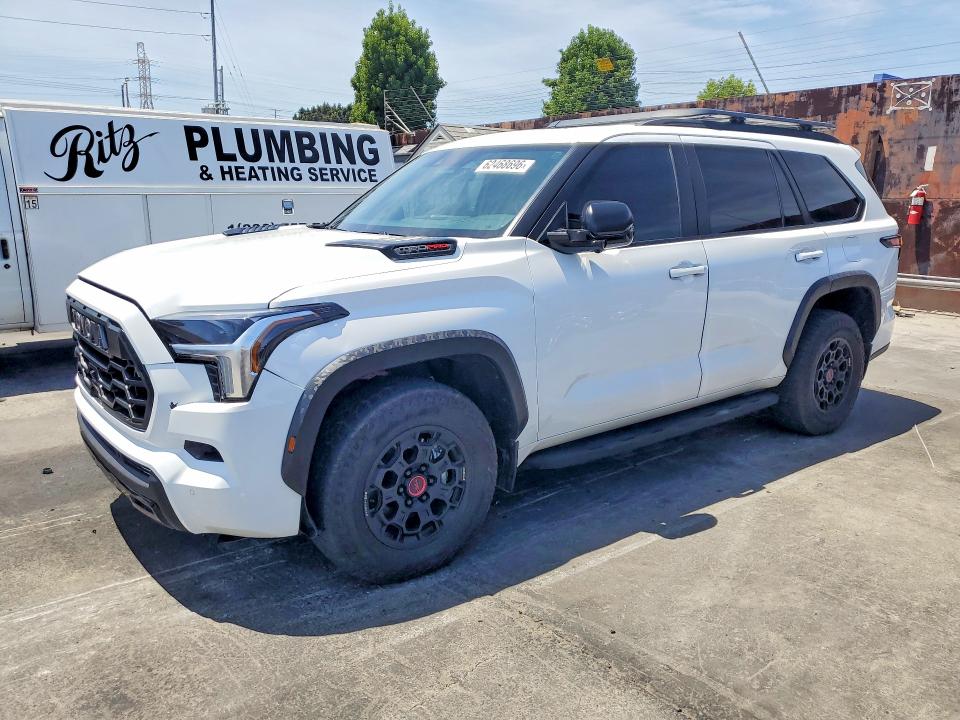2024 Toyota Sequoia VIN 7SVAAABA7RX038557 COPART salvage auction — FRONT END, Ca - Salvage Certificate (P), sold $26,500 on 2026-07-29 (photo 1)