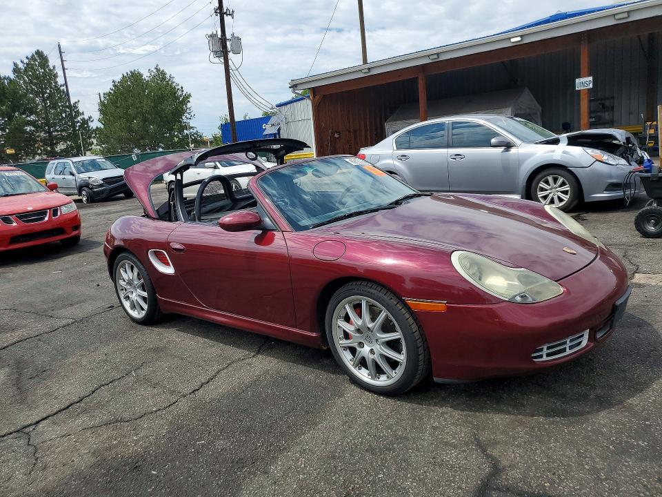 2000 Porsche Boxster VIN WP0CB2983YU661456 COPART salvage auction — BIOHAZARD/CHEMICAL, Co - Public - Salvage Title, sold $550 on 2026-08-20 (photo 4)