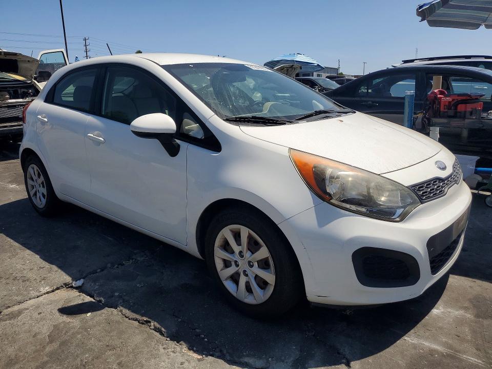 2013 Kia Rio VIN KNADM5A3XD6226297 COPART salvage auction — MECHANICAL, Ca - Dis/Dlr/Exp Only Clean Title, sold $725 on 2026-07-31 (photo 4)